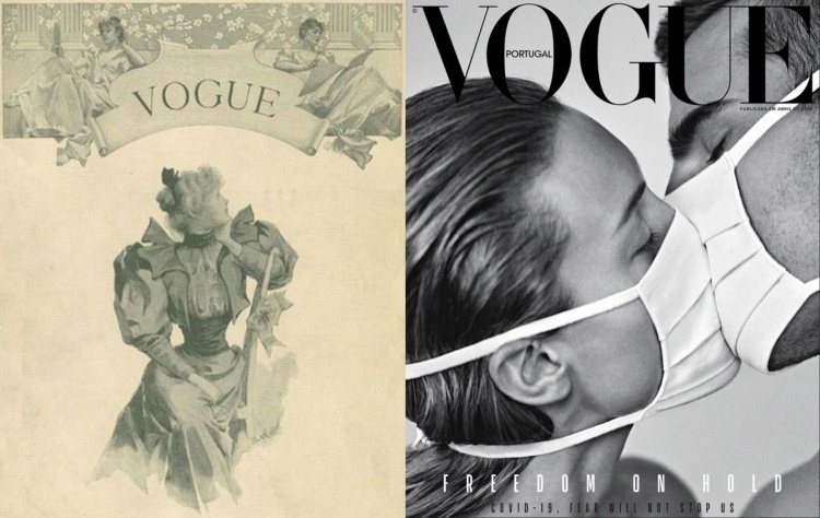 Как изменились обложки известных журналов спустя время